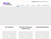 Tablet Screenshot of excellontech.com